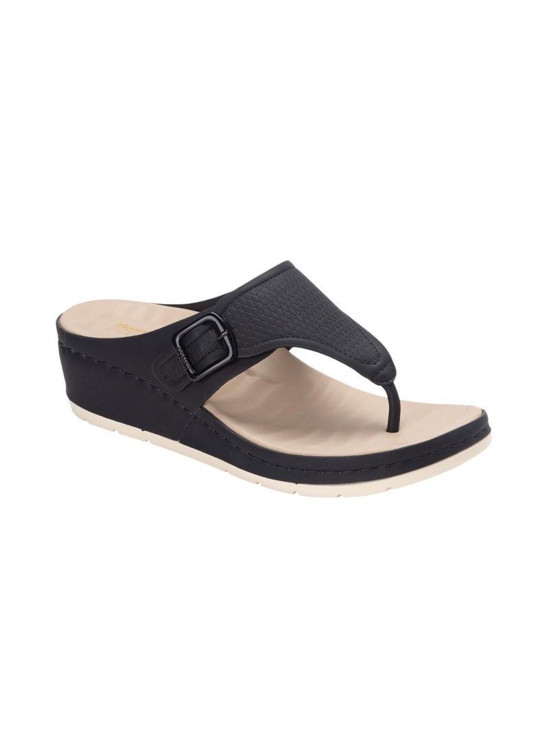 Bata Comfit Casual Wedge Sandals - Image 2