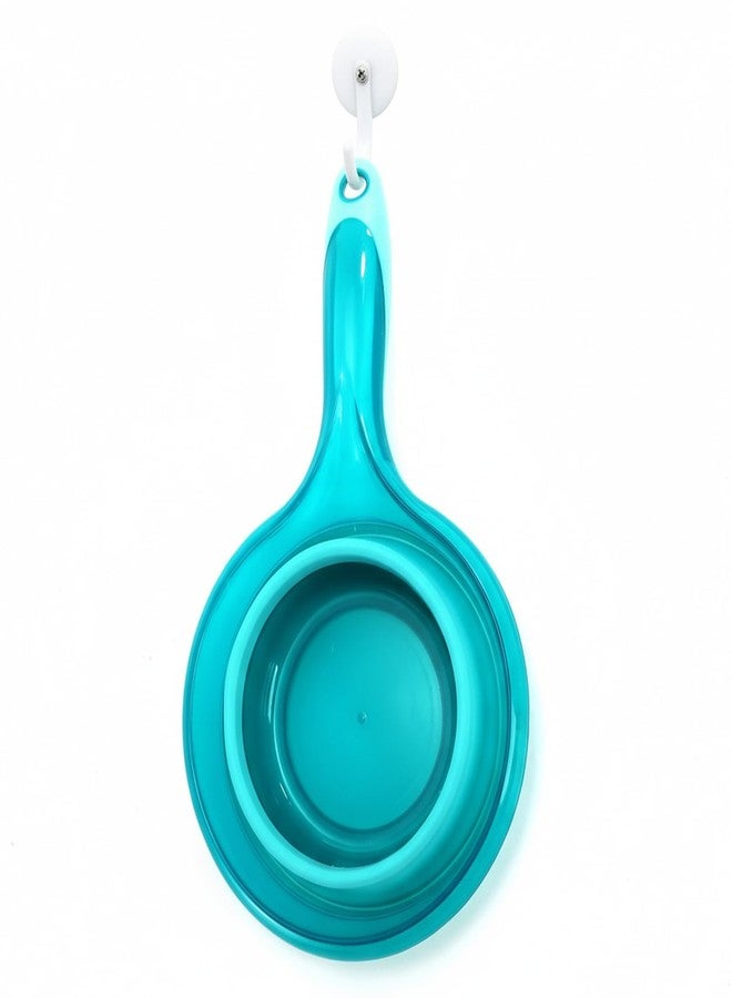 ZEAYEA 3 Pack Folding Water Ladles, Plastic Collapsible Washing Spoons for Kitchen Bathroom Outdoor, Portable Space Saving Water Scoop for Bath Hair Washing - Image 3