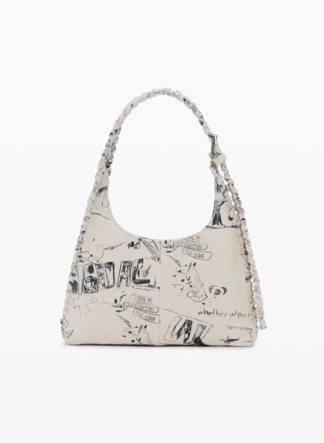 DESIGUAL Medium Bag With Lettering