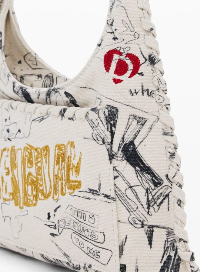DESIGUAL Medium Bag With Lettering