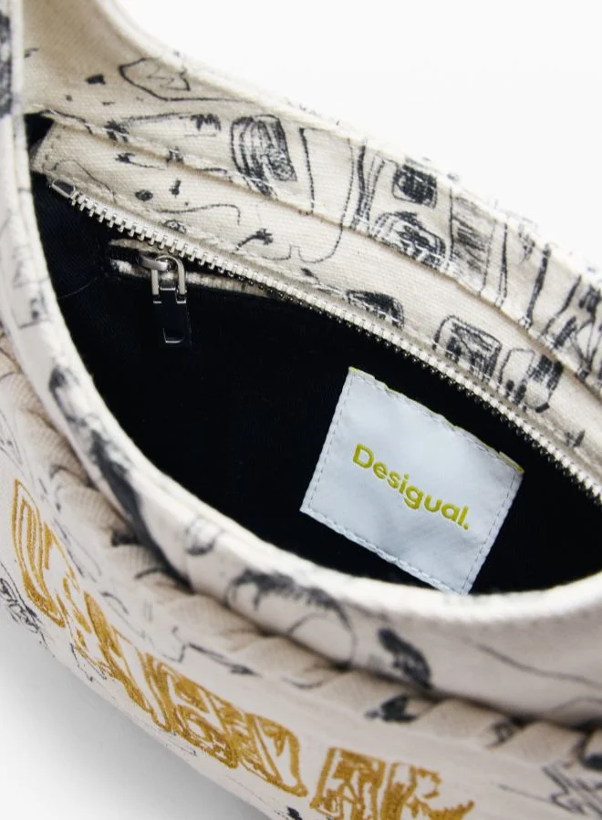 DESIGUAL Medium Bag With Lettering