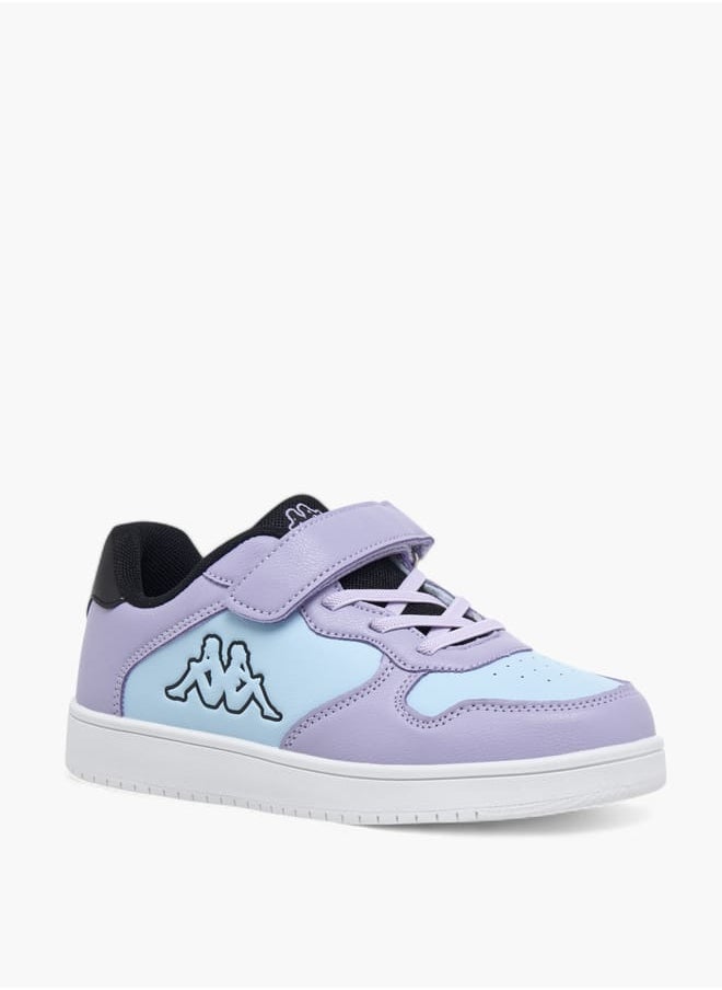 Kappa Girls Colourblock Sports Shoes With Hook And Loop Closure  - Image 1