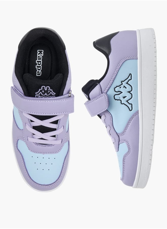 Kappa Girls Colourblock Sports Shoes With Hook And Loop Closure  - Image 2