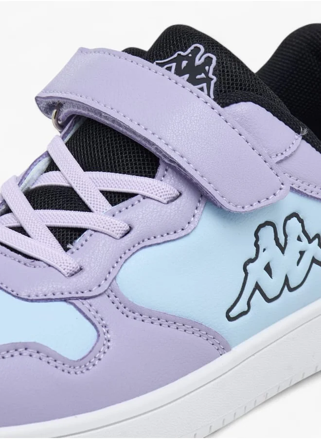 كابا Girls Colourblock Sports Shoes With Hook And Loop Closure