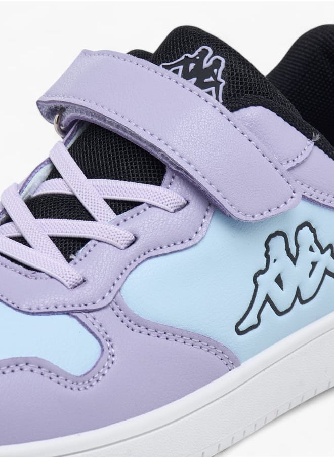 Kappa Girls Colourblock Sports Shoes With Hook And Loop Closure  - Image 3