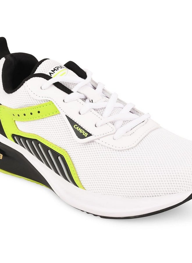 CAMPUS - Campus Boys Camp Mimic JR White/F.Green Running Shoes, 4 UK/India - Image 1