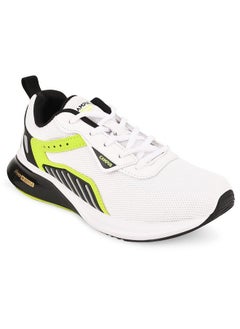 Campus Boys Camp Mimic JR White/F.Green Running Shoes, 4 UK/India