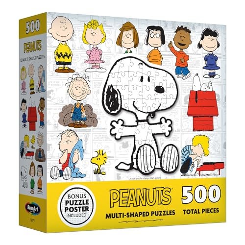 RoseArt - Mini Shaped - Peanuts - 500 Piece Jigsaw Puzzle for Adults - Image 5