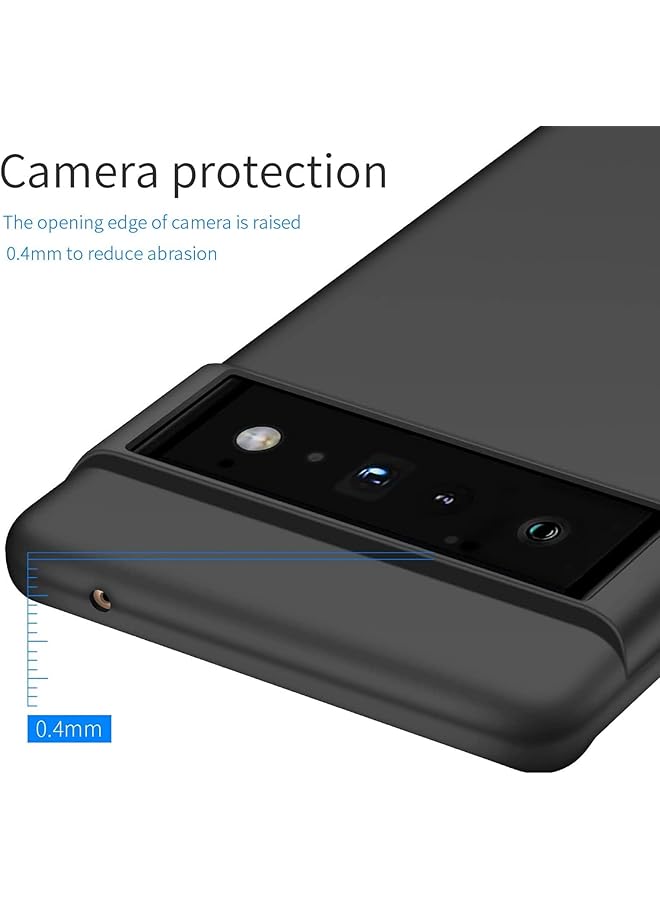 erorex Compatible With Google Pixel 6 Pro Phone Case Ultra Thin Hard Pc Case Slim Fit Shockproof Black Cover Anti Scratch Protective Phone Case Cover For Google Pixel 6 Pro Cover - Image 4