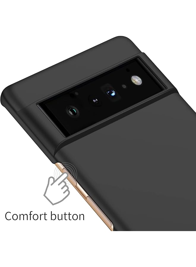 erorex Compatible With Google Pixel 6 Pro Phone Case Ultra Thin Hard Pc Case Slim Fit Shockproof Black Cover Anti Scratch Protective Phone Case Cover For Google Pixel 6 Pro Cover - Image 5