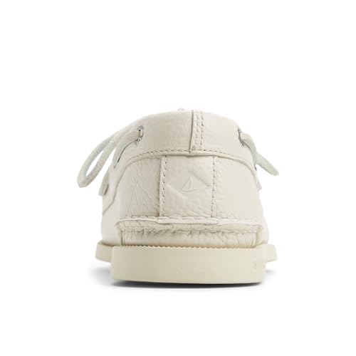 Sperry Men's Authentic Original 2-Eye Boat Shoe, White, 9.5 - Image 3