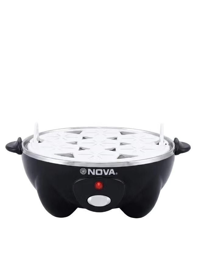 Nova 360W Egg Boiler Electric Egg Cooker with Automatic Power Off, Overheating Protection, Stainless Steel Body, Compact Design, Easy Cleaning, Fast Breakfast Cooking for Boiled Eggs - Image 3