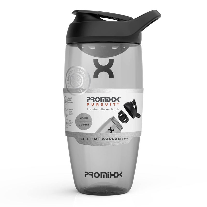 Promixx PURSUIT Protein Shaker Bottle – Premium Sports Shaker Bottles for Protein Mixes and Supplement Shakes – Easy Clean, Durable Protein Shaker Cup - Image 1