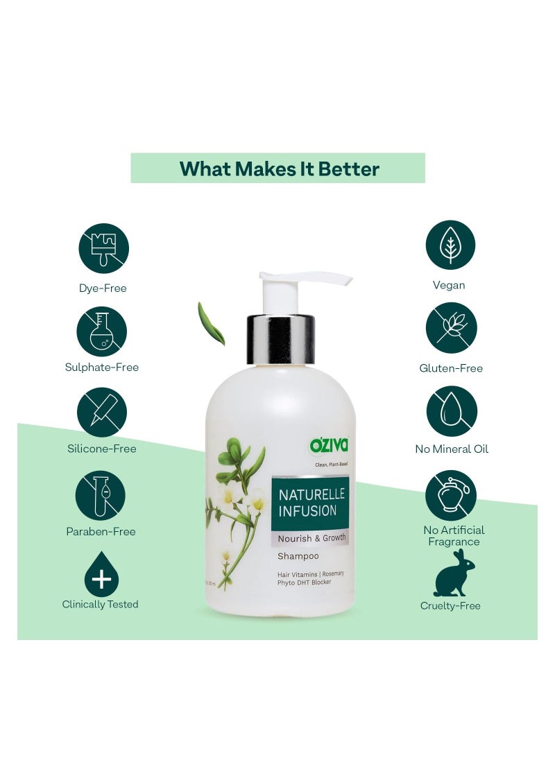 OZiva - OZiva Naturelle Infusion Nourish and Growth Shampoo - Image 1