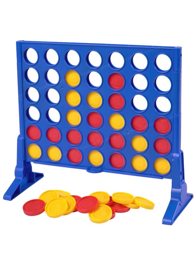 Toyshine 4 in a Row Connect Exciting Strategy Game for 2 Players Indoor Family Fun Game for Adults & Kids - Image 1