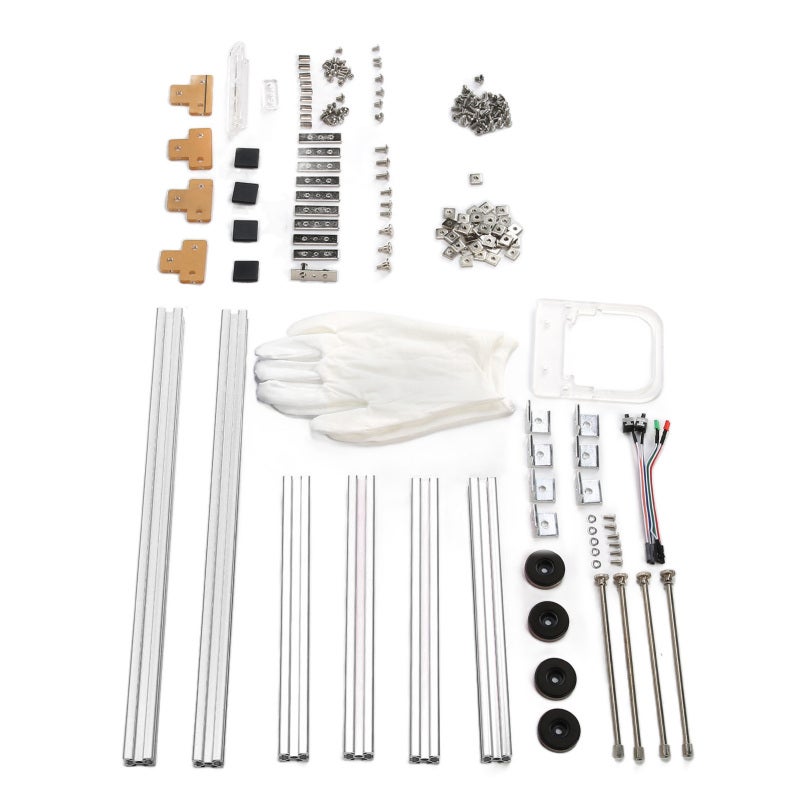 MATX Computer Open Case Bracket Aluminum Silver - Excellent Heat Dissipation Mining Rig Frame For DIY Enthusiasts - Image 4