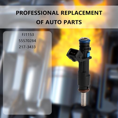 NECATUO Set of 4 Fuel Injectors Compatible with Chevrolet Cruze 20112015 Cruze Limited 2016 Sonic 20122015 L4 18L Replaces FJ1153 55570284 2173433 - Image 3