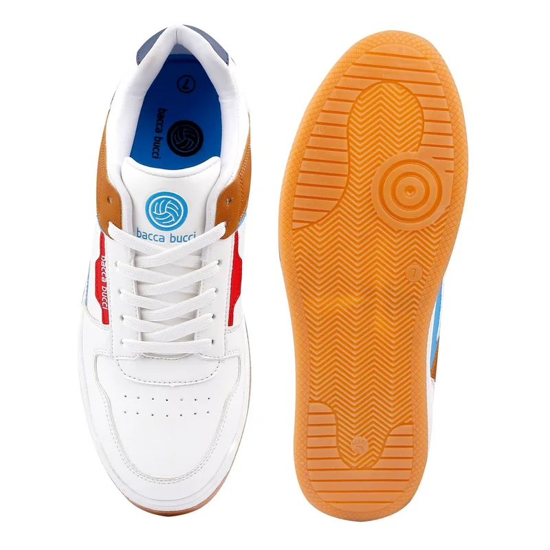 Bacca Bucci White Ranger Dunks Casual Sneaker for Men | Best Price UAE