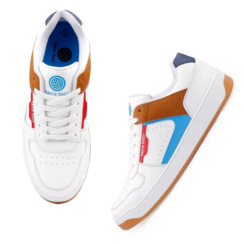 Bacca Bucci White Ranger Dunks Casual Sneaker for Men | Best Price UAE