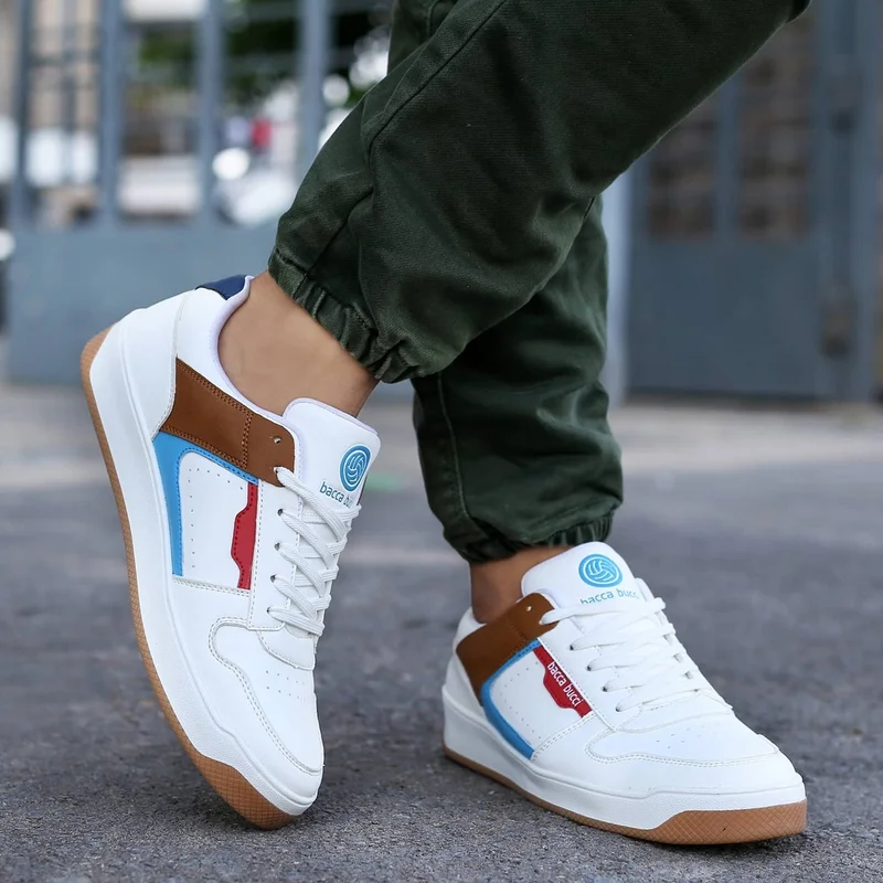 Bacca Bucci White Ranger Dunks Casual Sneaker for Men | Best Price UAE