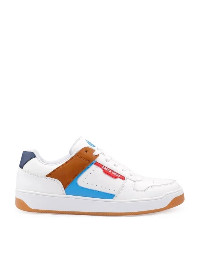 Bacca Bucci White Ranger Dunks Casual Sneaker for Men | Best Price UAE