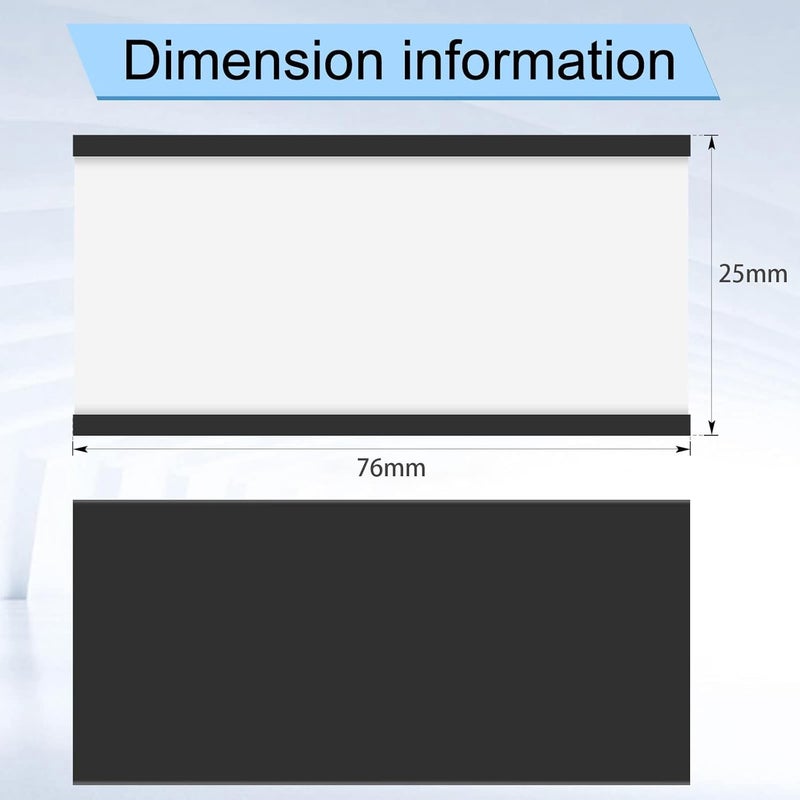X spring Magnetic Label Holders, 30 Pcs C Channel Label Holder, Magnetic Shelf With White Card Inserts And Clear Plastic Protectors Shelf Labels, Magnetic Labels For White Board, Toolbox, Metal Wall - Image 5
