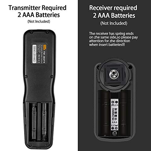 PIXEL TW-283/N3 Wireless Shutter Remote Release Control for Canon 5D Mark III/ 5D Mark IV/ 5D 6D /7D Mark II/ 7D 50D 40D 30D D60 D30 1DX MARKII - Image 5