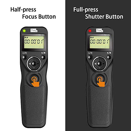 PIXEL TW-283/N3 Wireless Shutter Remote Release Control for Canon 5D Mark III/ 5D Mark IV/ 5D 6D /7D Mark II/ 7D 50D 40D 30D D60 D30 1DX MARKII - Image 4