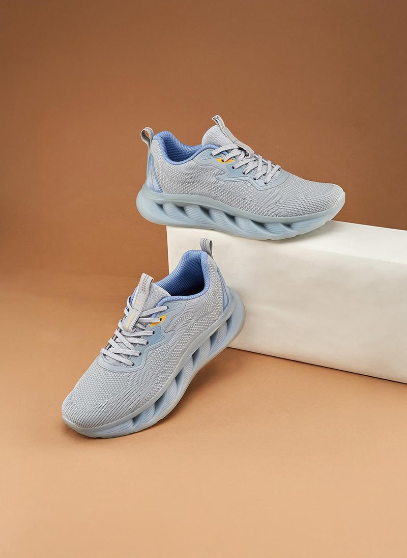 CAMPUS أحذية رجالية Plot Nitrofly Cushion Lace-Up للجري - رمادي - Image 2