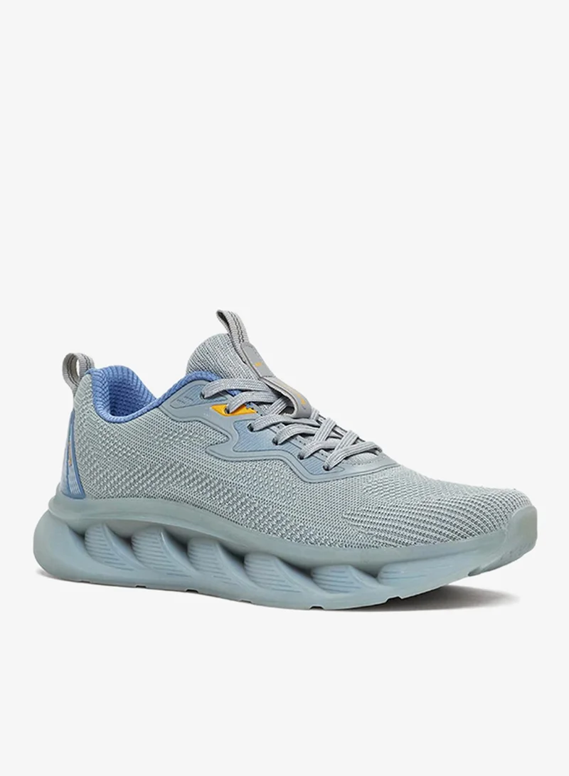 CAMPUS Men Plot Nitrofly Cushion Lace-Up Running Shoes-Grey