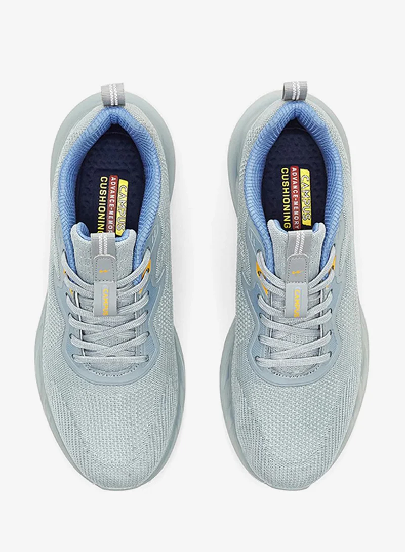 Campus Grey Men Plot Nitrofly Cushion Lace-Up Running Shoes-Grey for Men | Best Price UAE