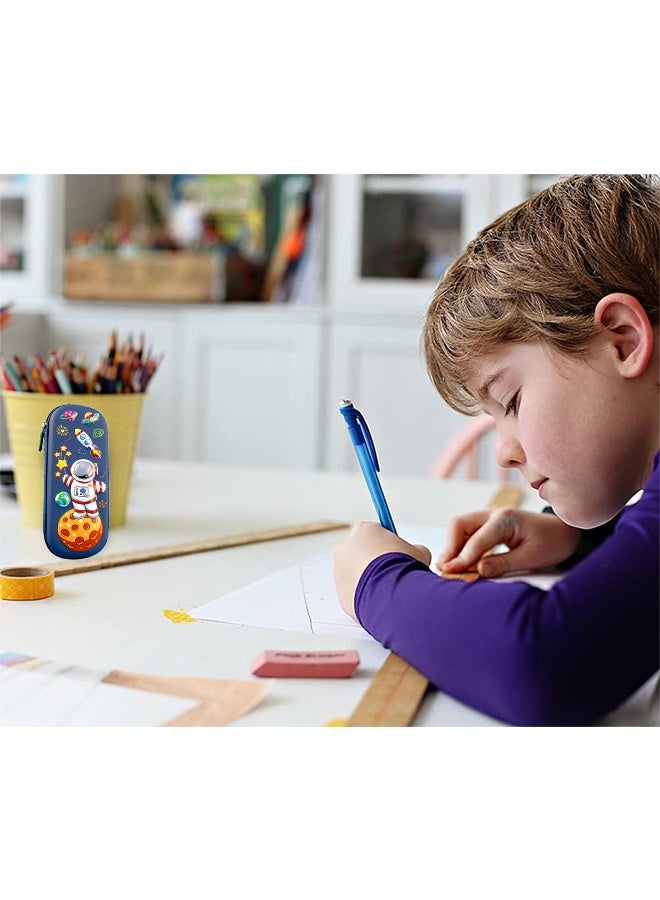 حقيبة أقلام للأولاد بتصميم ثلاثي الأبعاد من EVA، حقيبة تخزين كرتونية، حامل أقلام للمدرسة للأطفال، صندوق تخزين بسعة كبيرة، هدية للطلاب، صندوق أدوات مكتبية - Image 5