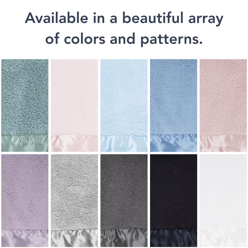 Little Giraffe Chenille Baby Blanket - 29x35” Soft Chenille with Satin Trim, Midnight | Ultra-Soft, Gentle & Safe, Lightweight & Breathable for Newborns & Toddlers - Image 5