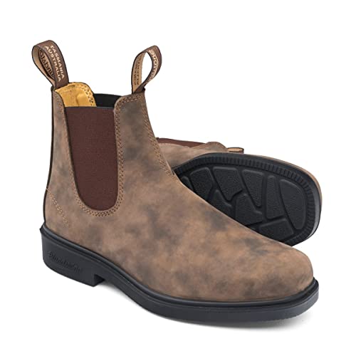 Blundstone Unisex Dress Series 1306 Chelsea Boots for Men and Women, Wide Chisel Toe Boots with Cushioned Midsole and Premium Leather, Rustic Brown, 11 US Men / 13 US Women / 10 AU - Image 3