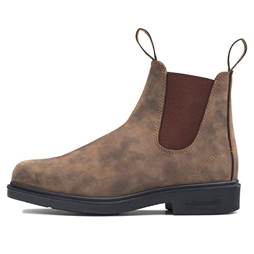 Blundstone Unisex Dress Series 1306 Chelsea Boots for Men and Women, Wide Chisel Toe Boots with Cushioned Midsole and Premium Leather, Rustic Brown, 11 US Men / 13 US Women / 10 AU - Image 2