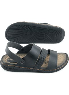 Gezer Summer Men's Artificial Leather Comfortable Sole Sandals Slippers  - Image 5