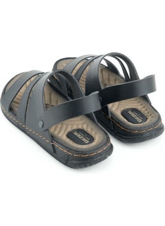 Gezer Summer Men's Artificial Leather Comfortable Sole Sandals Slippers  - Image 4