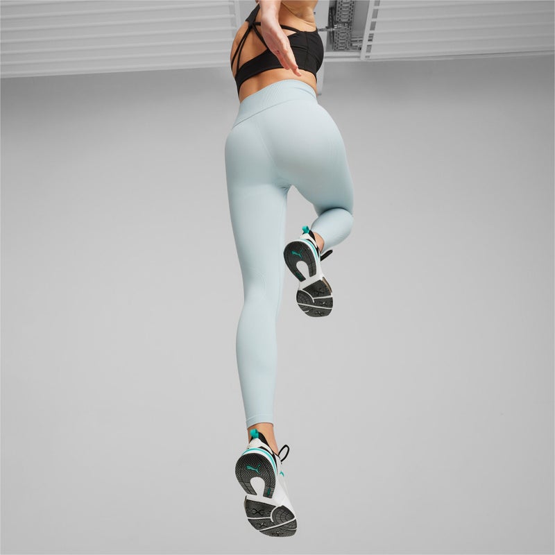 PUMA SHAPELUXE Womens Blue Seamless Tights - Image 5