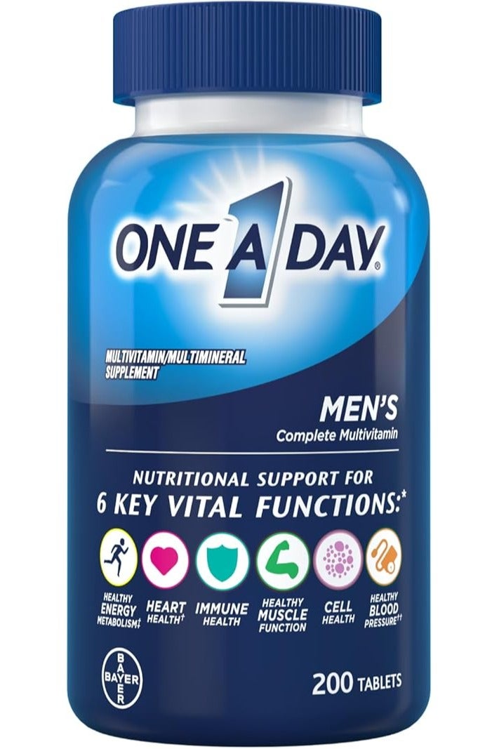 ONE A DAY Multivitamin and Multimineral Supplement For Men's - 200 Tablets - Image 2
