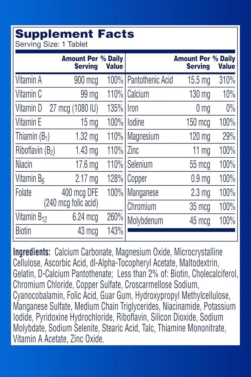 ONE A DAY Multivitamin and Multimineral Supplement For Men's - 200 Tablets - Image 4