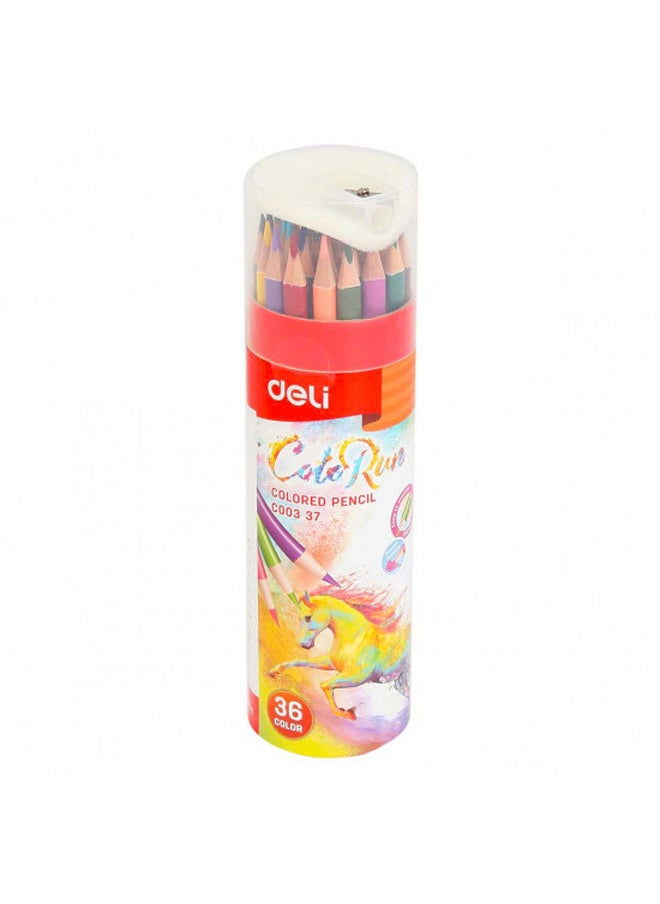 Deli 36 Colored Pencil Pre-Sharpened 