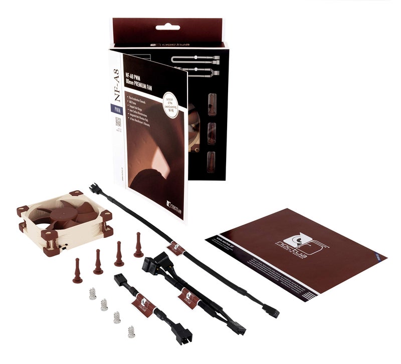 Noctua NF-A8 PWM, Premium Quiet Fan, 4-Pin (80mm, Brown) - Image 5