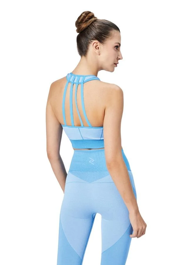 ZAECY Women's High-Support Seamless Padded Sports-Bra