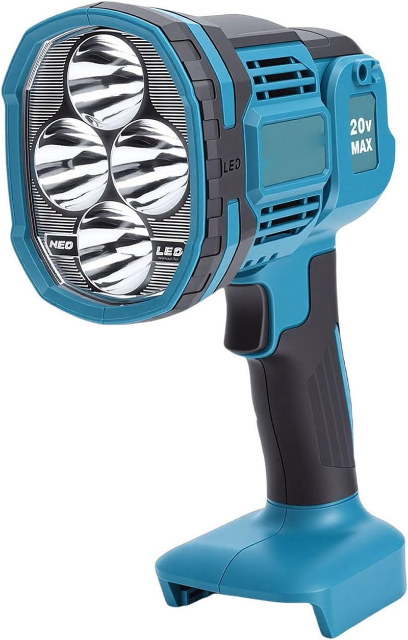 Zunate Cordless LED Work Light, 1500lm Handheld with Pivoting Head, Compatible with BL1850 Batteries for Workshop Use - Image 3