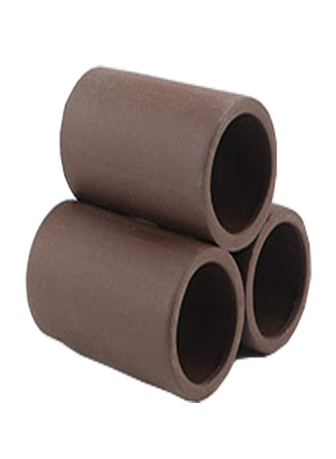 Norgail Handmade Brown Ceramic Shelters - Shrimp Habitat, Breeding Tube, Hiding cave - Hideaway Pipes Reduce Stress, Encourage spawning - Decorative Aquarium Accessories 1PCS (Large) - Image 1