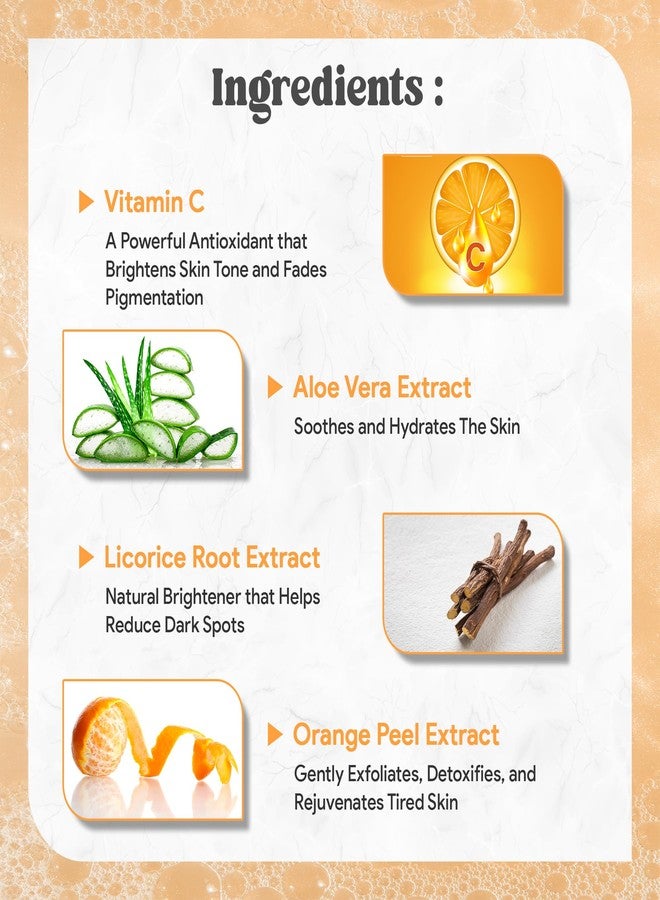 LA'BANGERRY Vitamin C Face Wash With Rosemary | Cleans Oil & Dirt | Fades Dark Spots | Improves Radiance | For All Skin Types | For Men & Women | 50 ml - Image 2