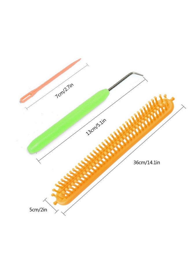 Vidillo Knitter Looms Set With Tool Marker Kit,6 Size Plastic Round Long Knitting Looms Set,Scraf Hat Maker Craft Knit Loom Tools Kit,Knitting Needle And Hook For Knitting Hat,Bags,Scarf Shawl Sweater Sock - Image 3