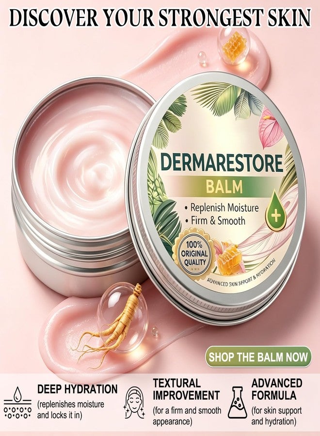taakcc 2Pcs Derma Restore Balm,Dermarestore Miracle Balm,Comfortable Balms,Moisturizing & Hydration, Gentle and Skin Friendly,Natural Ingredients - Image 4
