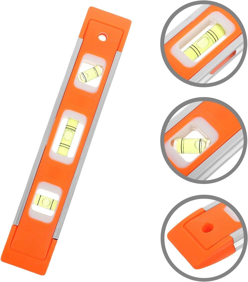Aluminum Alloy Level Bubble Measuring Tool Compact Mini Spirit Level for Plumbing Masonry and Woodworking Measurement - Image 2