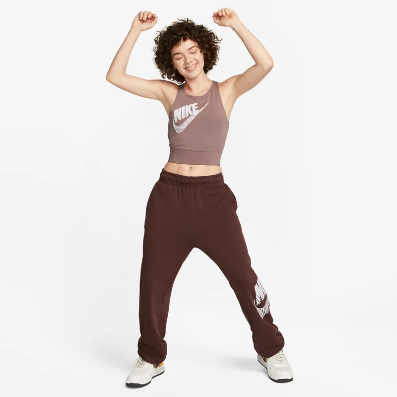 Nike Brown Women's Sportswear Dance Cropped Tank Top for Women | Best Price UAE